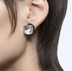 Swarovski Rhodium-Plated Harmonia Stud Earrings